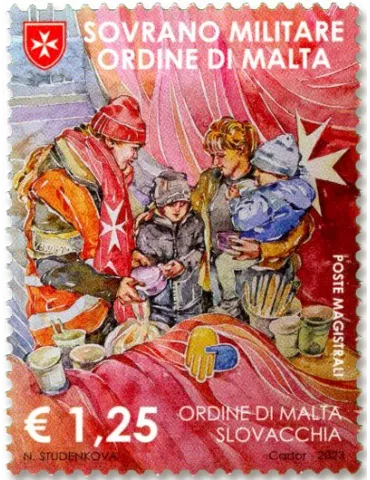 n° 1690 - Timbre ORDRE de MALTE Poste