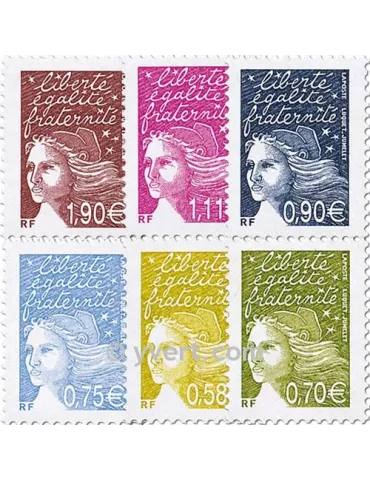 n° 3570/3575 -  Timbre France Poste