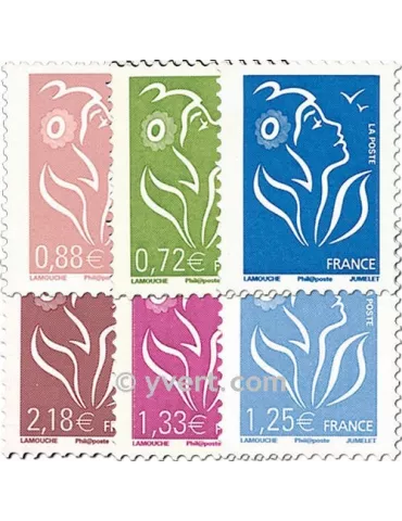 n° 4153/4158 -  Timbre France Poste