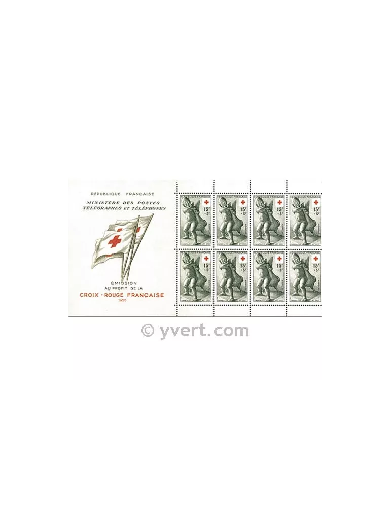 n° 2004 -  Timbre France Carnets Croix Rouge (1955)