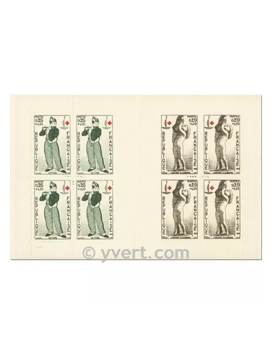 n° 2012 -  Timbre France Carnets Croix Rouge (1963)
