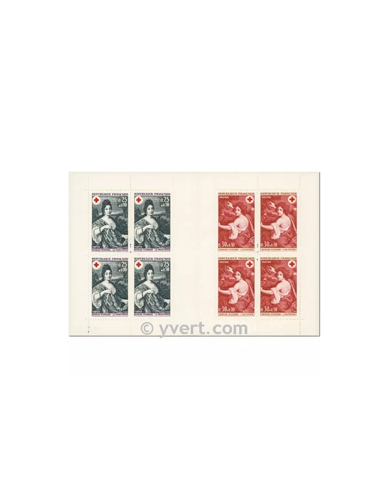 n° 2017 -  Timbre France Carnets Croix Rouge (1968)
