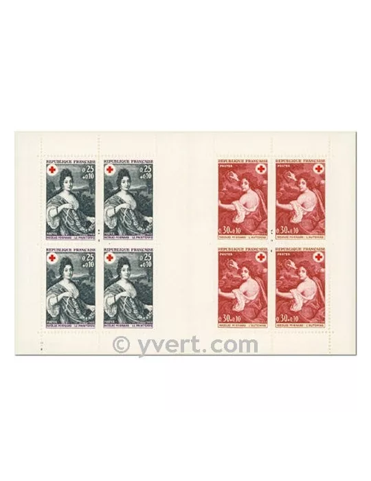 n° 2017 -  Timbre France Carnets Croix Rouge (1968)