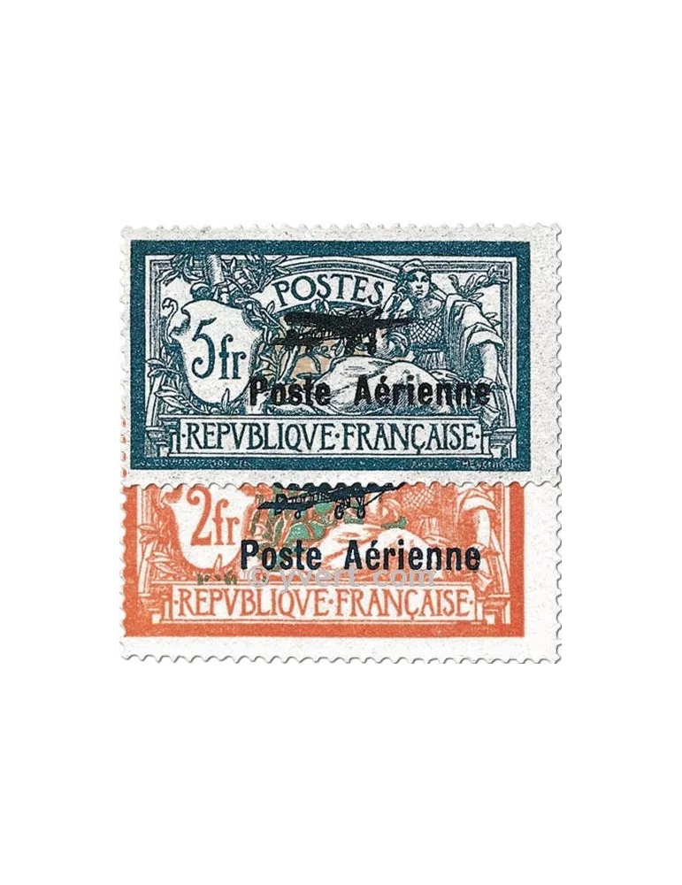 n° 1/2 -  Timbre France Poste aérienne