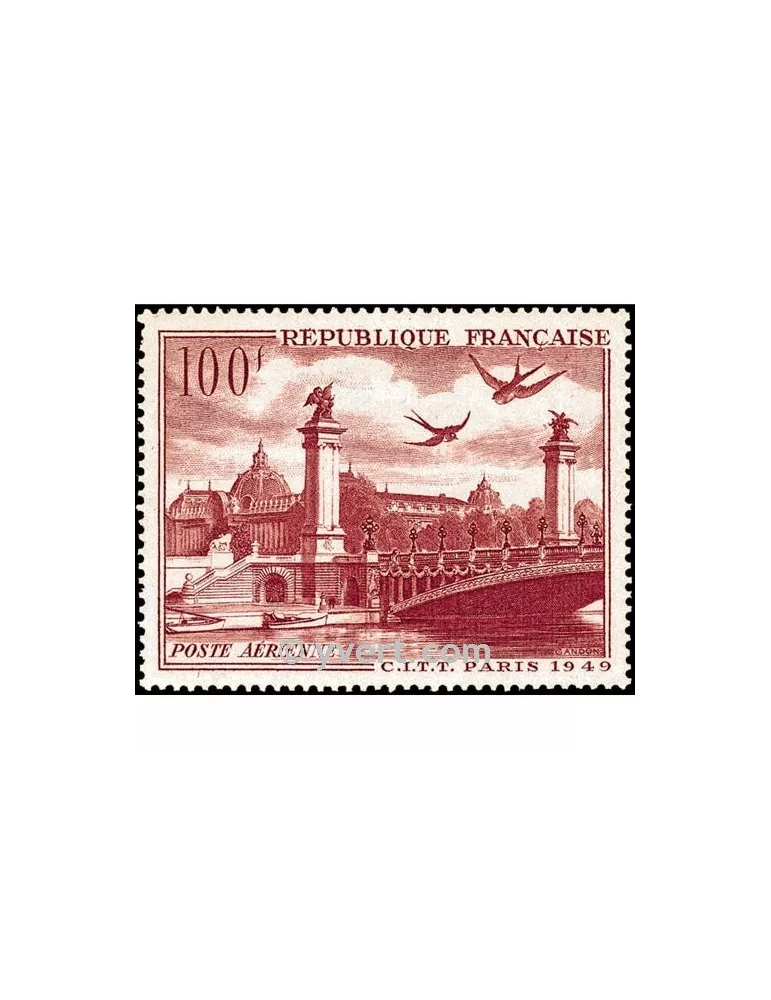 n° 28 -  Timbre France Poste aérienne