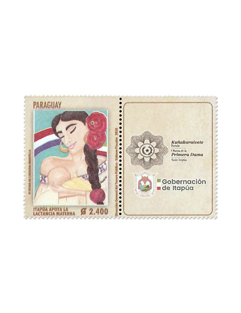 n° 3311 - Timbre PARAGUAY Poste