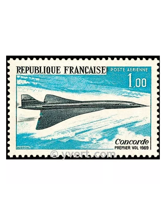 n° 43 -  Timbre France Poste aérienne