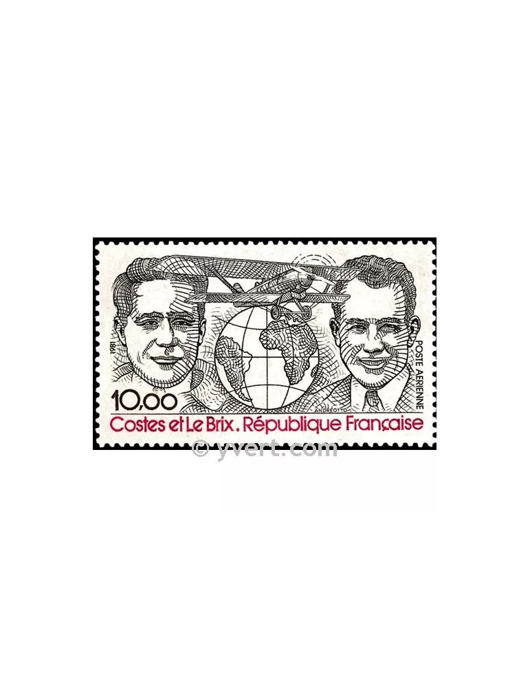 n° 55 -  Timbre France Poste aérienne