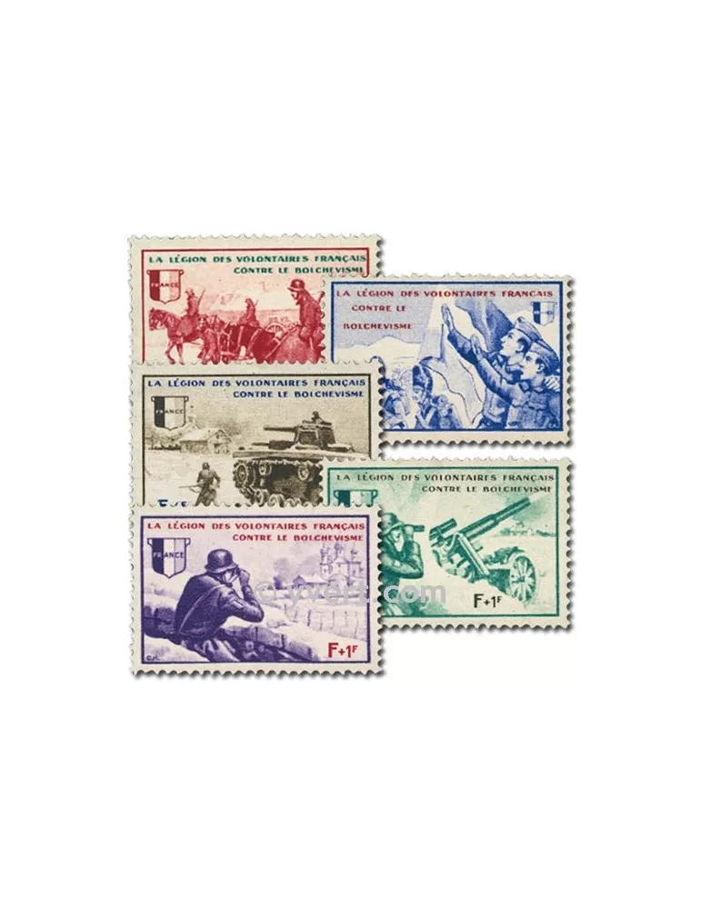 n° 6/10 -  Timbre France LVF