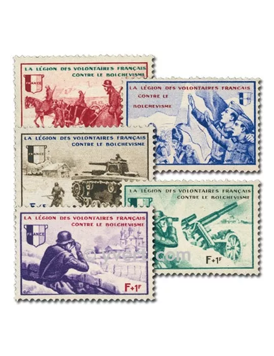 n° 6/10 -  Timbre France LVF