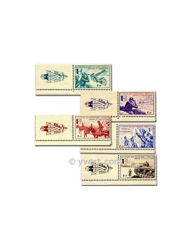 n° 6a/10a -  Timbre France LVF