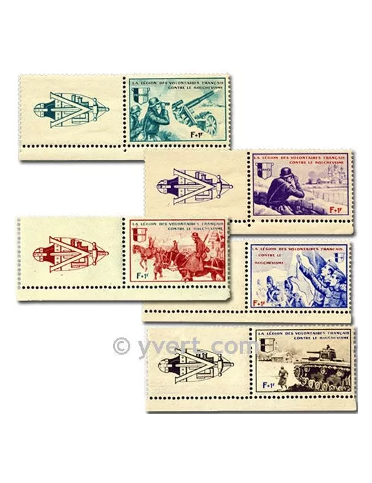 n° 6a/10a -  Timbre France LVF