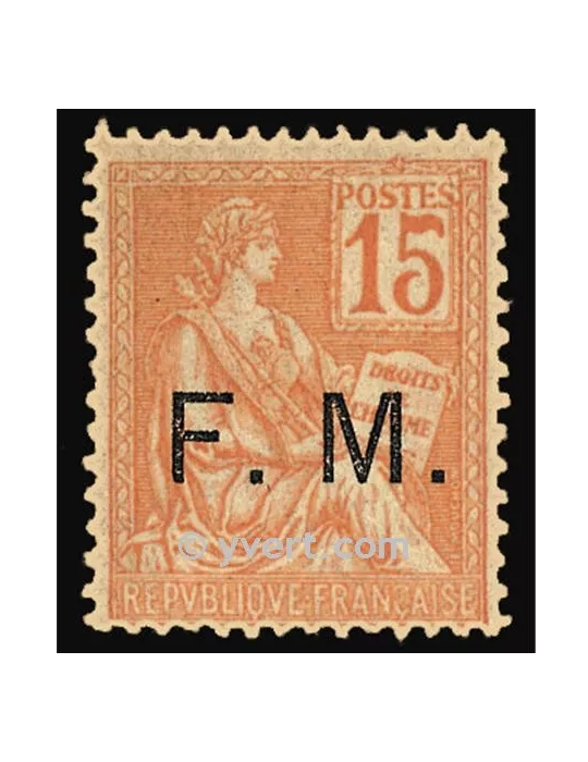 n° 1 -  Timbre France Franchise