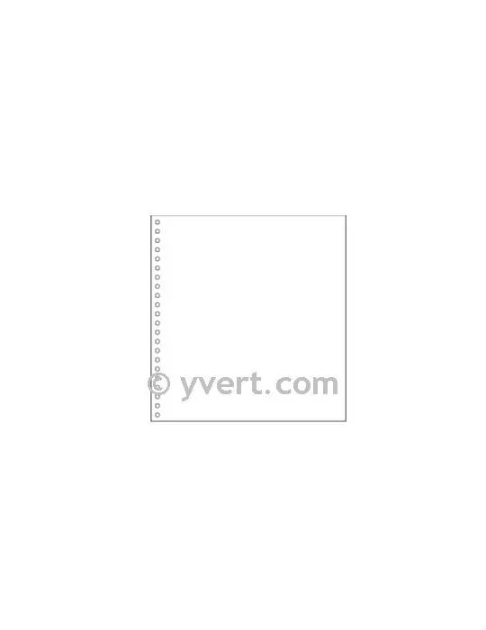 Pages vierges SUPRA : blanc sans cadre (x10)