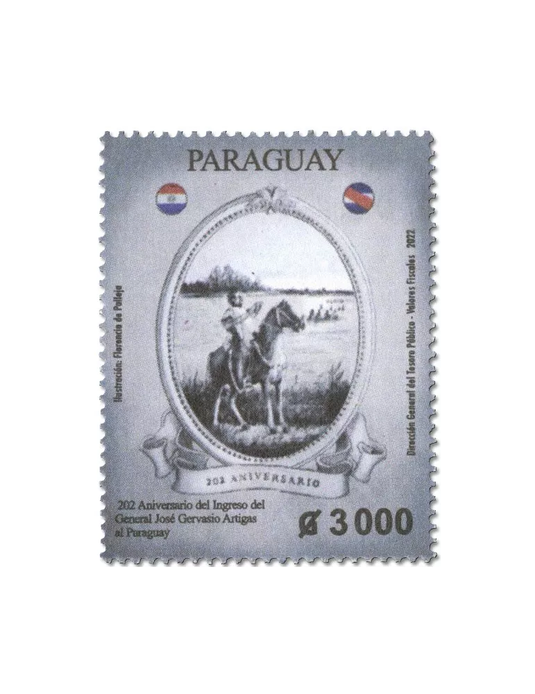 n° 3339 - Timbre PARAGUAY Poste