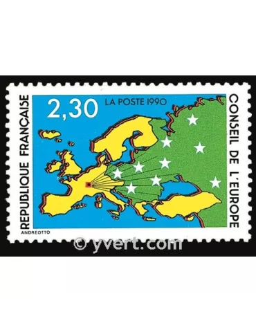 n° 104 -  Timbre France De service