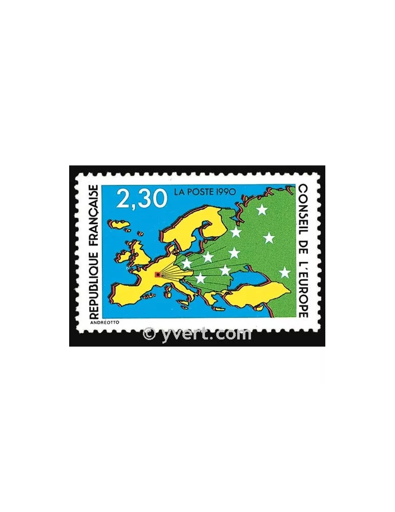 n° 104 -  Timbre France De service