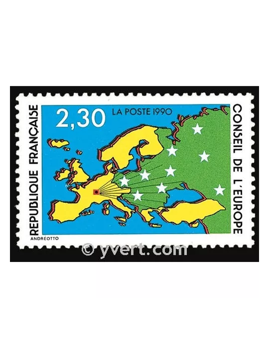 n° 104 -  Timbre France De service