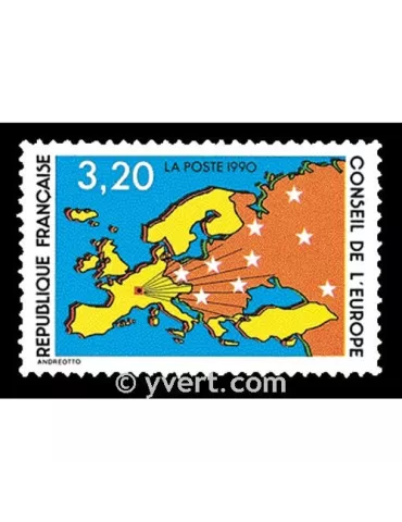 n° 105 -  Timbre France De service