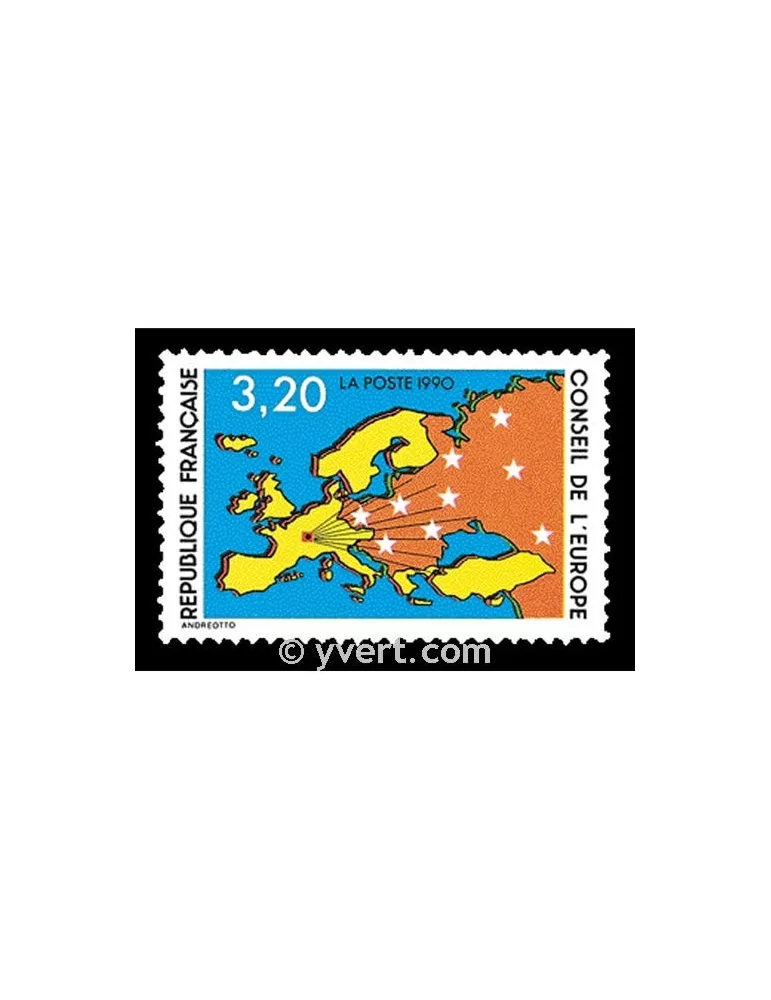 n° 105 -  Timbre France De service