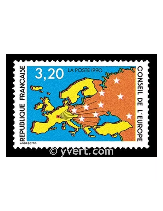 n° 105 -  Timbre France De service
