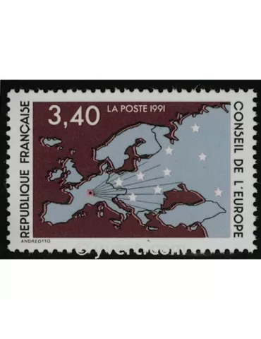 n° 107 -  Timbre France De service
