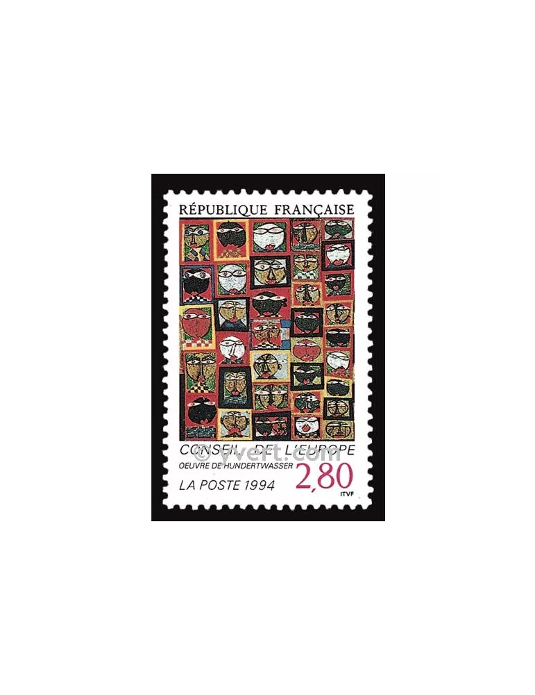 n° 112 -  Timbre France De service