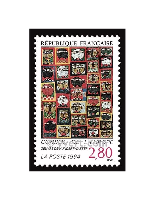 n° 112 -  Timbre France De service