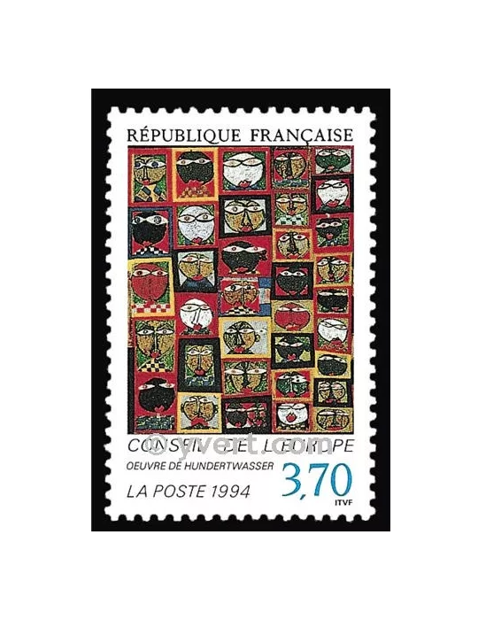 n° 113 -  Timbre France De service