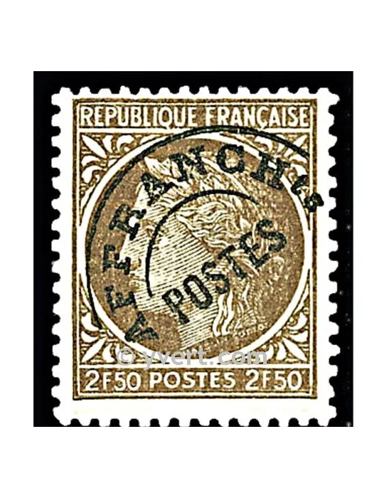 n° 93 - Timbre France Préoblitérés