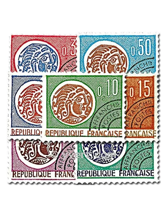 n° 123/129 - Timbre France Préoblitérés
