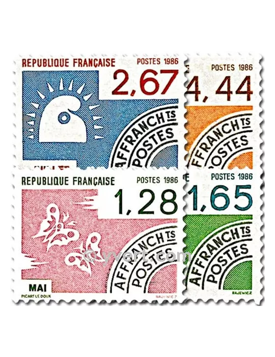 n° 190/193 - Timbre France Préoblitérés