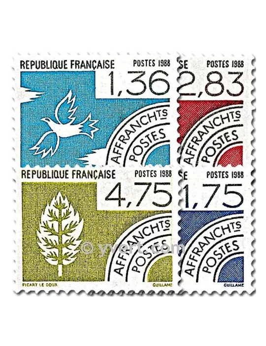 n° 198/201 - Timbre France Préoblitérés