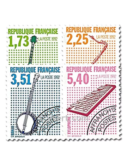 n° 224/227 - Timbre France Préoblitérés