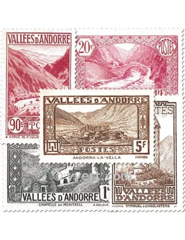 n° 24/45 -  Timbre Andorre Poste