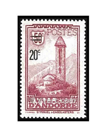 n° 46 -  Timbre Andorre Poste