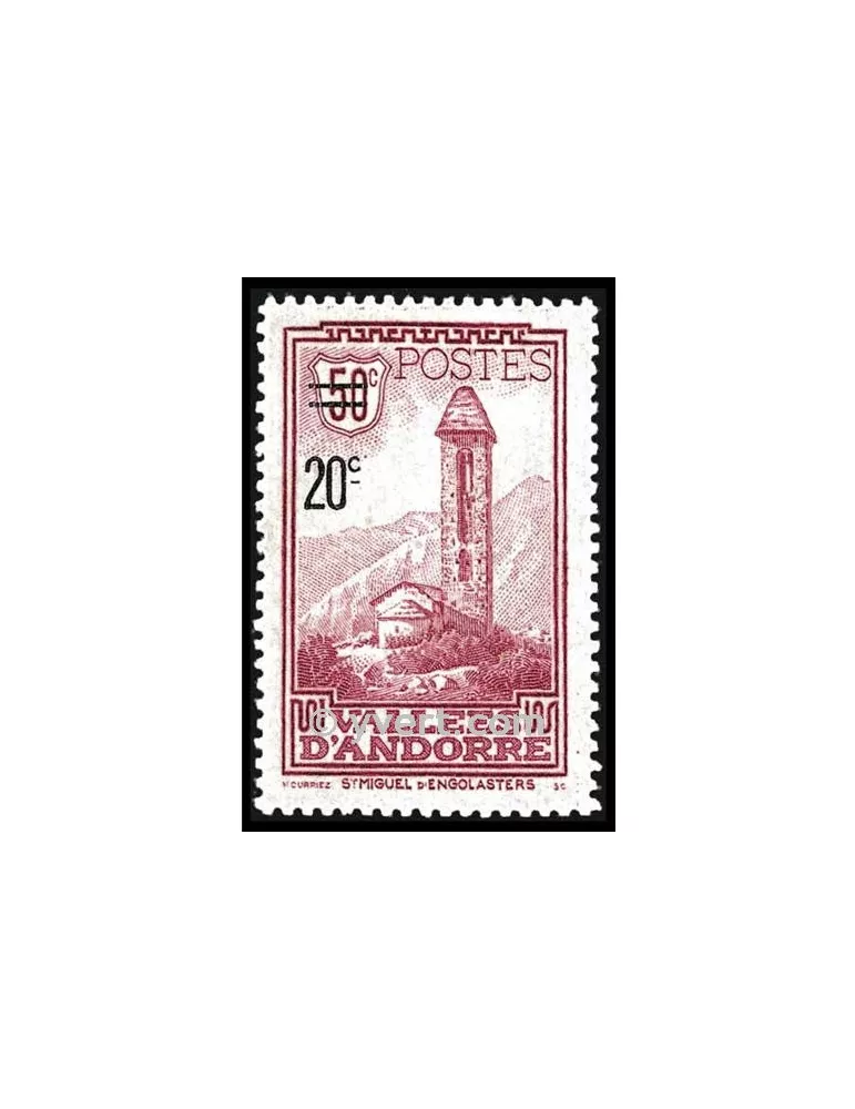 n° 46 -  Timbre Andorre Poste