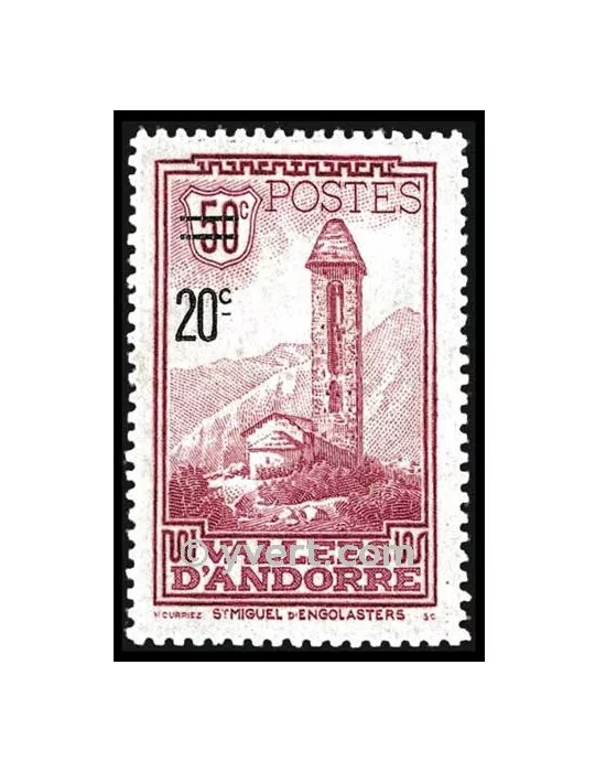 n° 46 -  Timbre Andorre Poste
