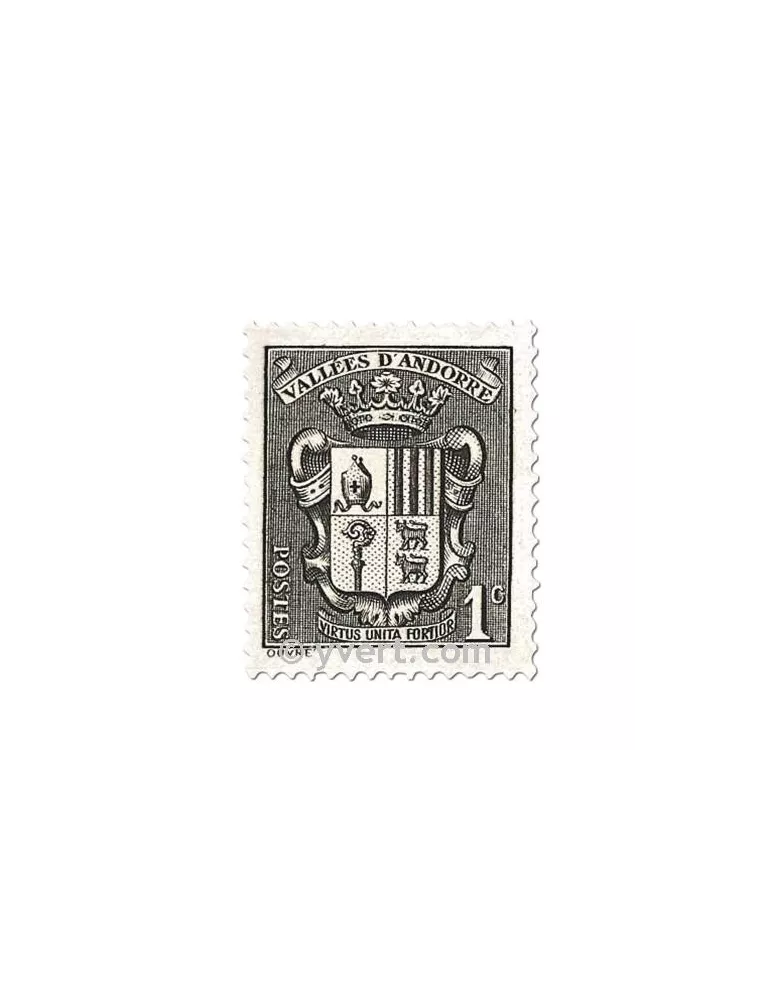 n° 47/60 -  Timbre Andorre Poste