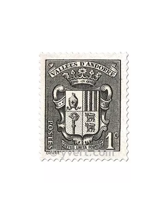 n° 47/60 -  Timbre Andorre Poste
