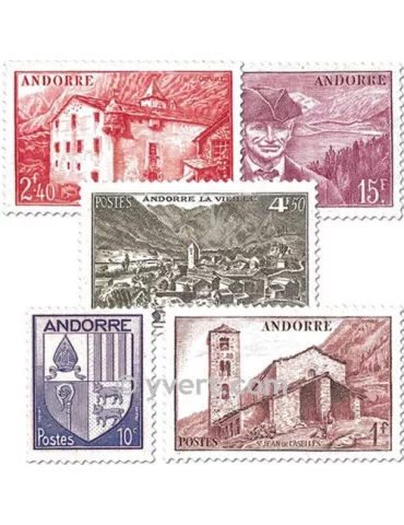 n° 93/118 -  Timbre Andorre Poste