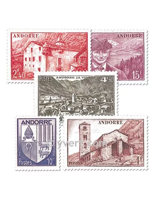 n° 93/118 -  Timbre Andorre Poste
