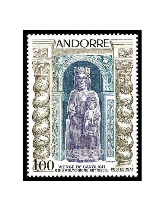 n° 228 -  Timbre Andorre Poste