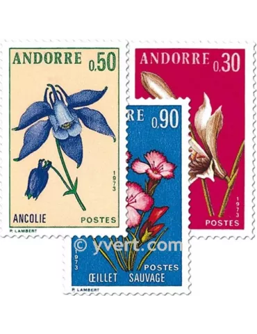 n° 229/231 -  Timbre Andorre Poste