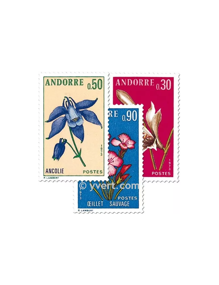 n° 229/231 -  Timbre Andorre Poste
