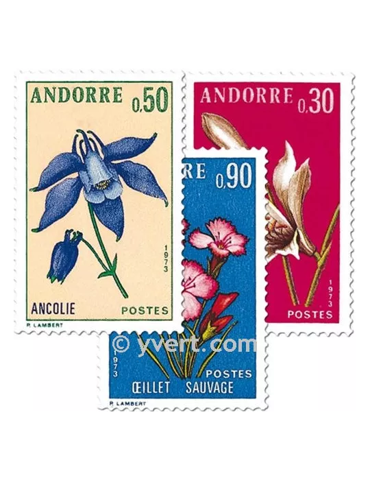n° 229/231 -  Timbre Andorre Poste