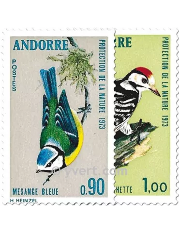 n° 232/233 -  Timbre Andorre Poste