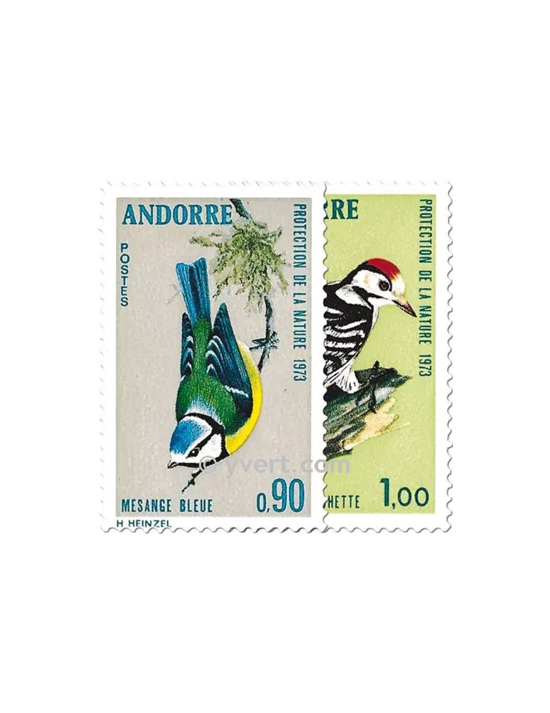 n° 232/233 -  Timbre Andorre Poste