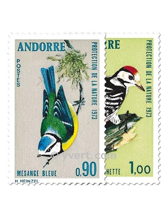 n° 232/233 -  Timbre Andorre Poste