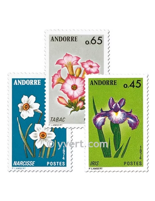 n° 234/236 -  Timbre Andorre Poste
